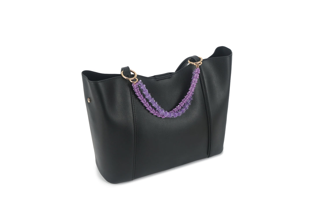Lei Deco Charm 2-std Crownflower Purple Double