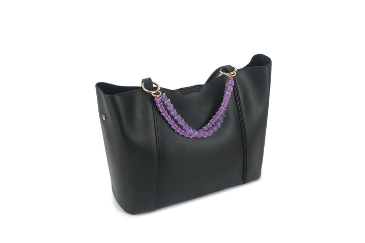 Lei Deco Charm 2-std Crownflower Purple Double