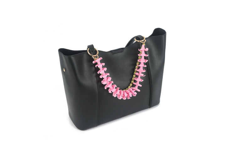 Lei Deco Charm 2-std Puakenikeni Pink Pikake Green 16.5"