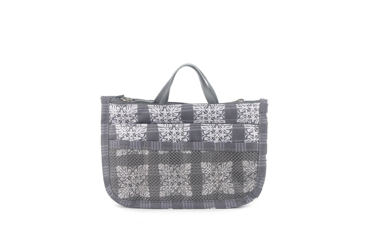 Bag Organizer Makiko Small Quilt Palaka Brown
