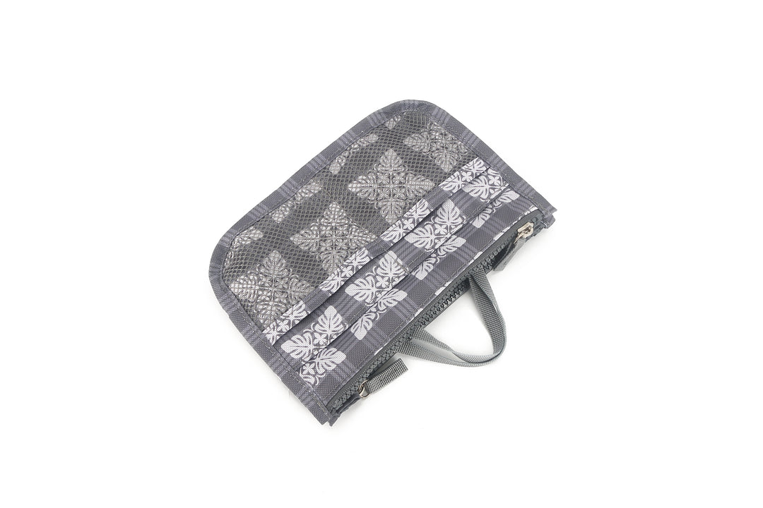 Bag Organizer Makiko Small Quilt Palaka Brown