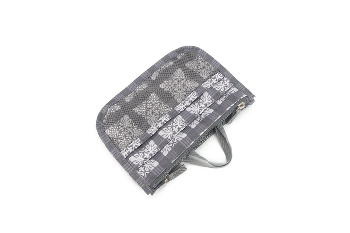 Bag Organizer Makiko Small Quilt Palaka Brown