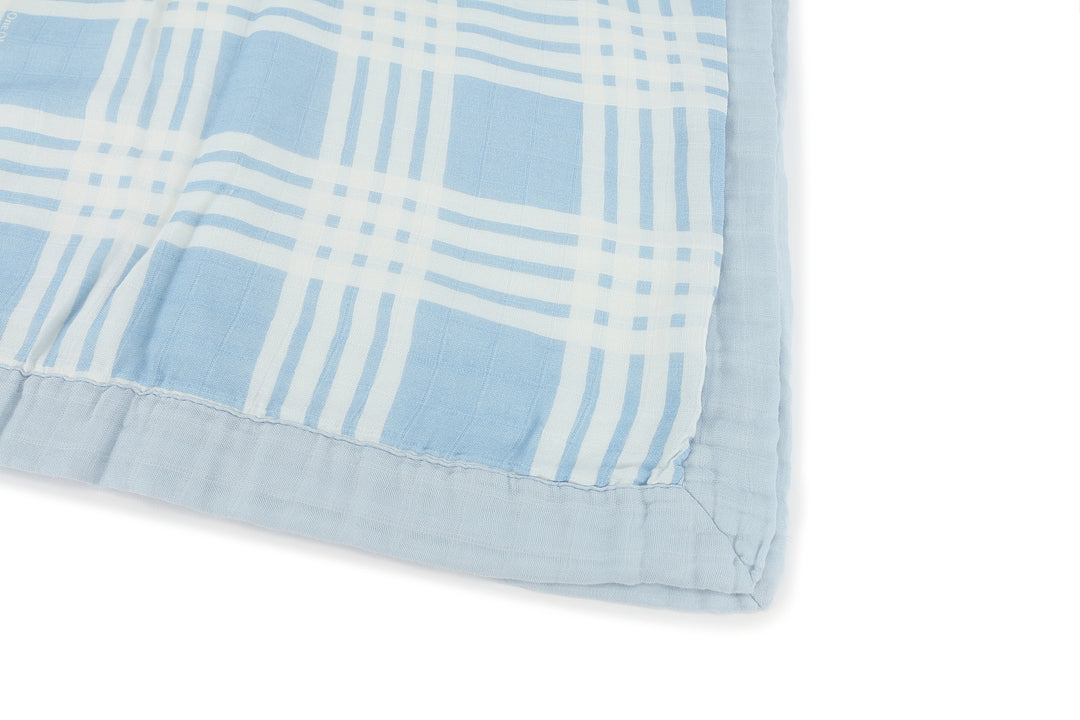 Luxury Bamboo Blanket Palaka Blue