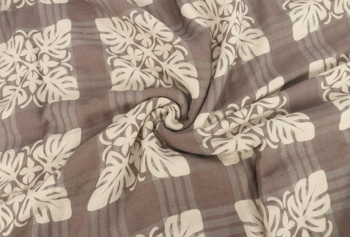 Luxury Bamboo Blanket Quilt Palaka Brown