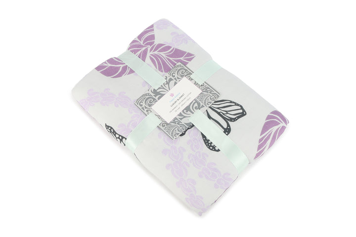 Luxury Bamboo Blanket Crownflower Purple