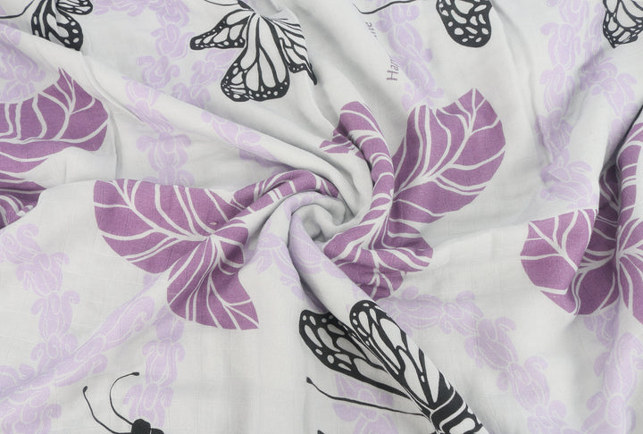 Luxury Bamboo Blanket Crownflower Purple