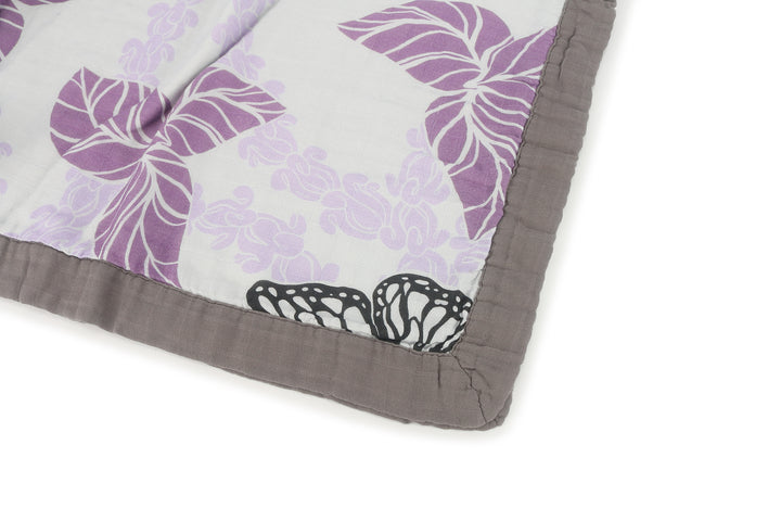 Luxury Bamboo Blanket Crownflower Purple