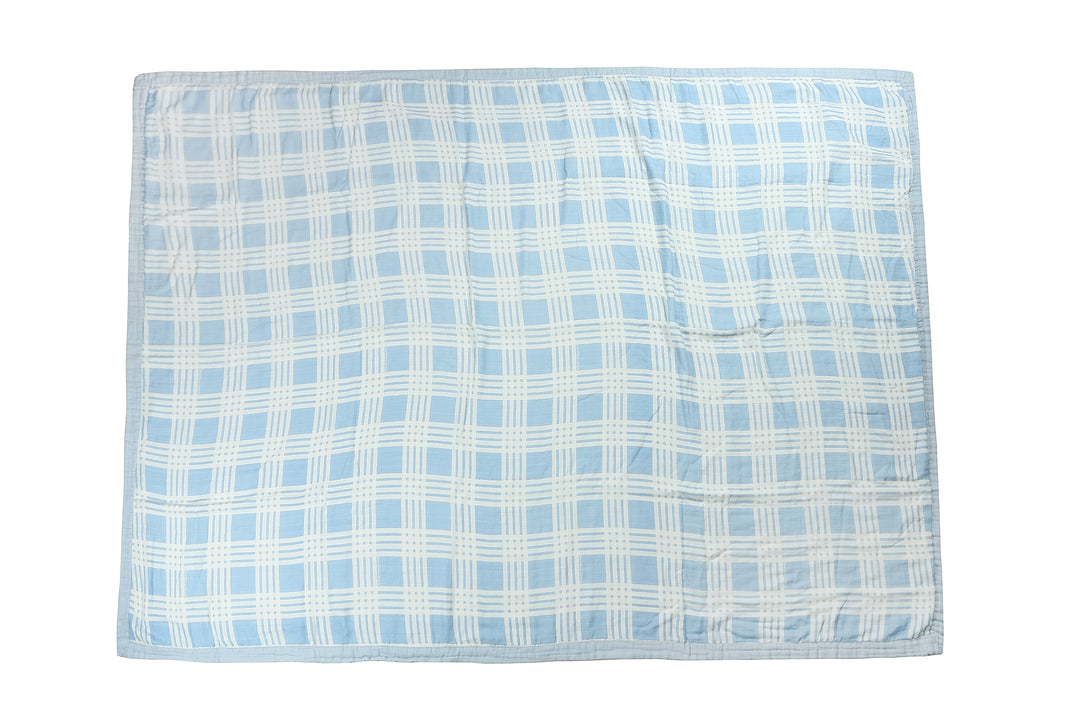 Luxury Bamboo Blanket Palaka Blue