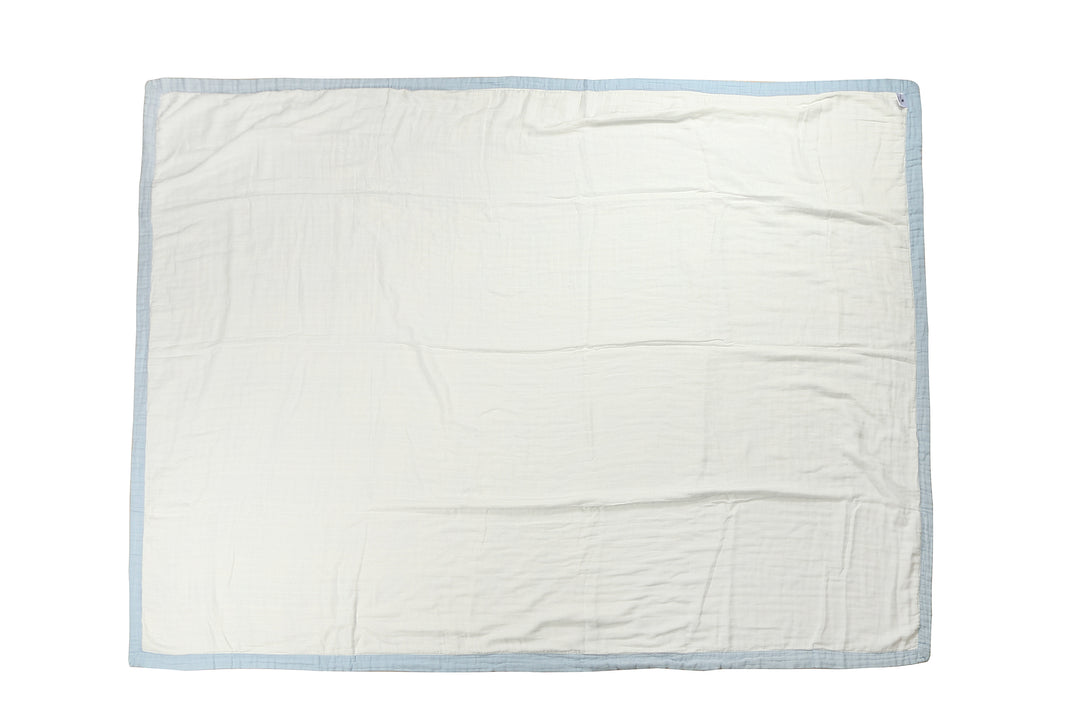 Luxury Bamboo Blanket Palaka Blue