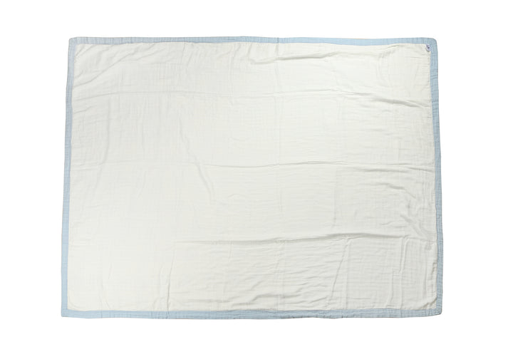 Luxury Bamboo Blanket Palaka Blue