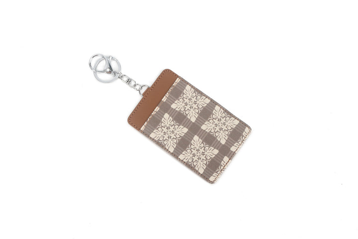 Card Case April Quilt Palaka Brown