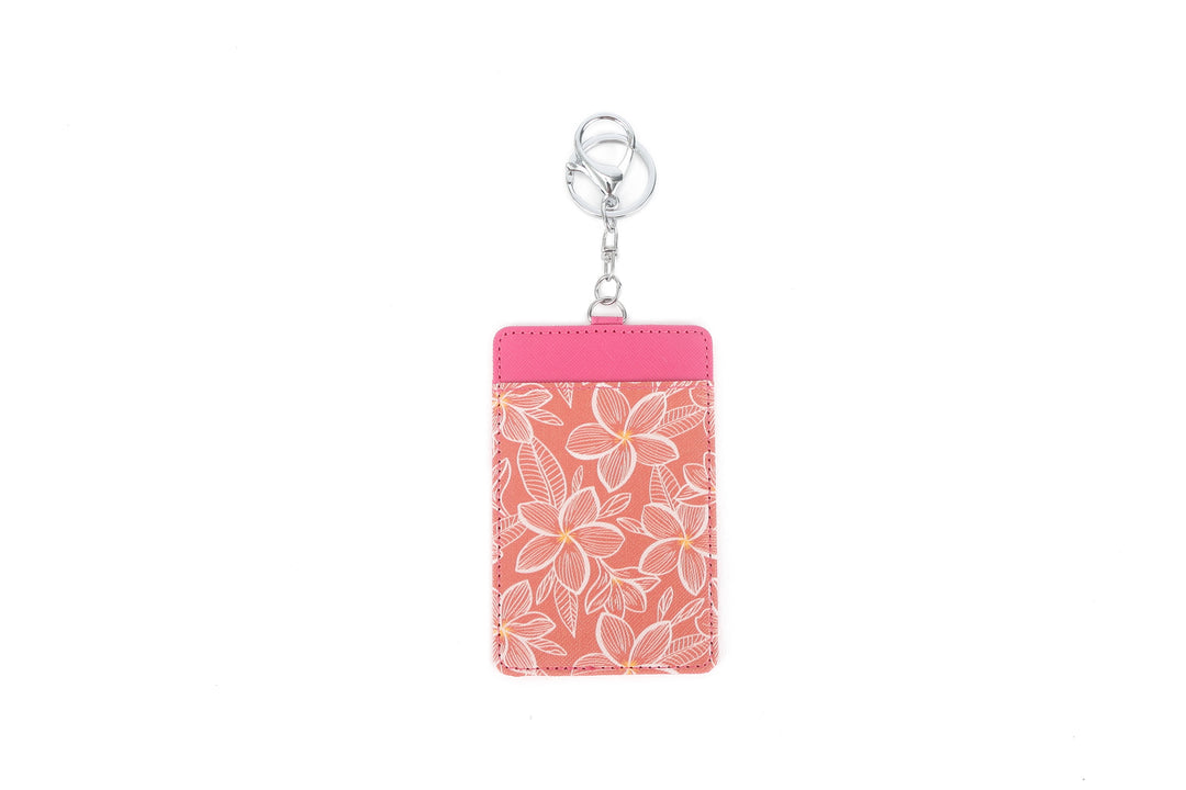 Card Case April Plumeria Pink