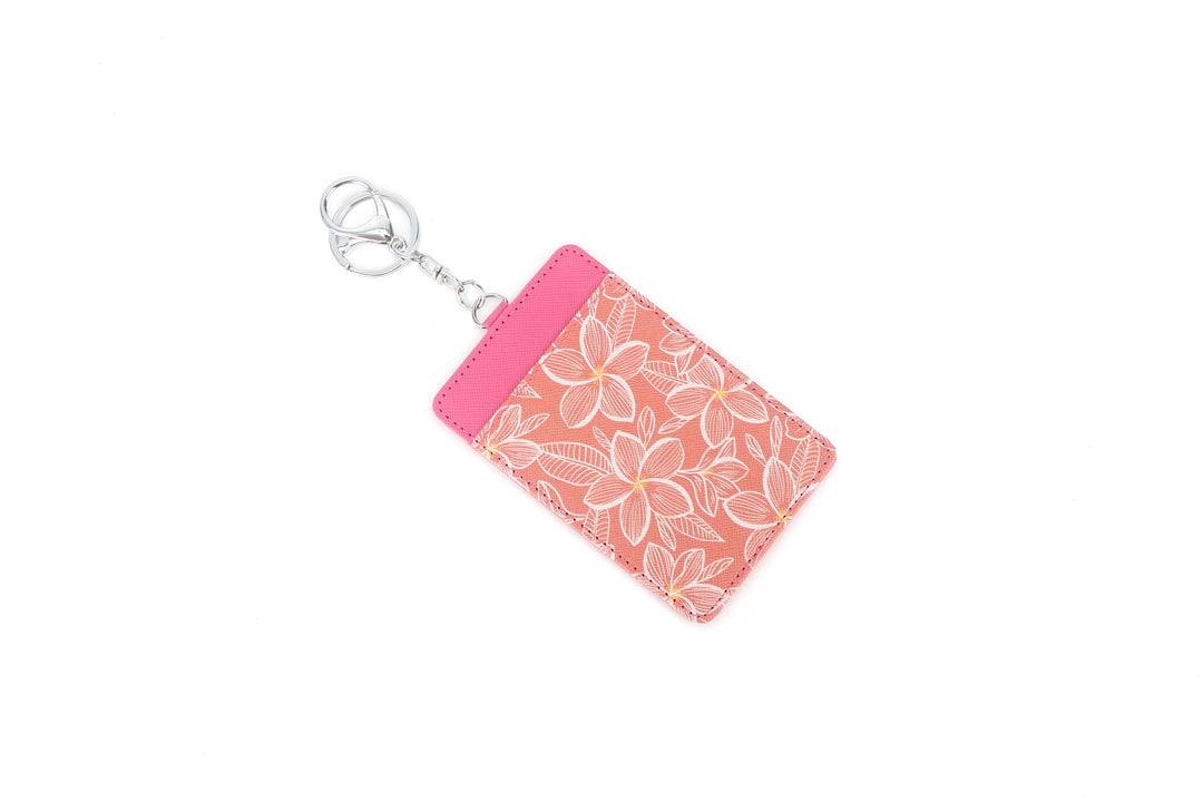 Card Case April Plumeria Pink