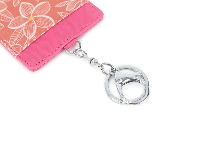 Card Case April Plumeria Pink