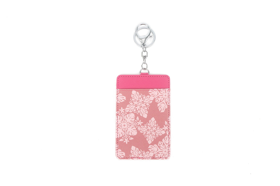 Card Case April Quilt Dusty Rose