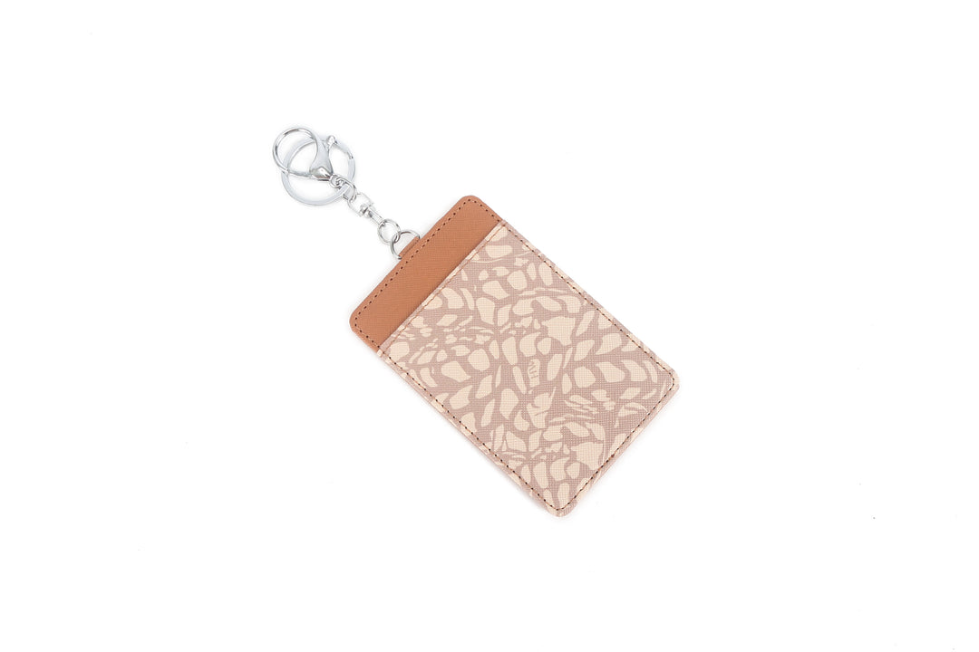 Card Case April Hebrew Shell Beige