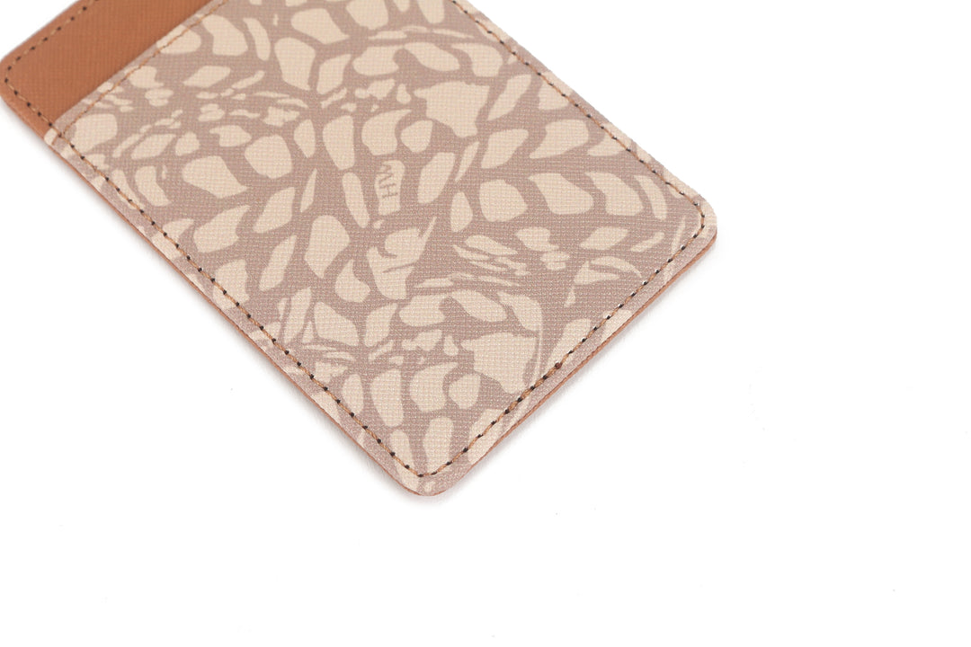 Card Case April Hebrew Shell Beige