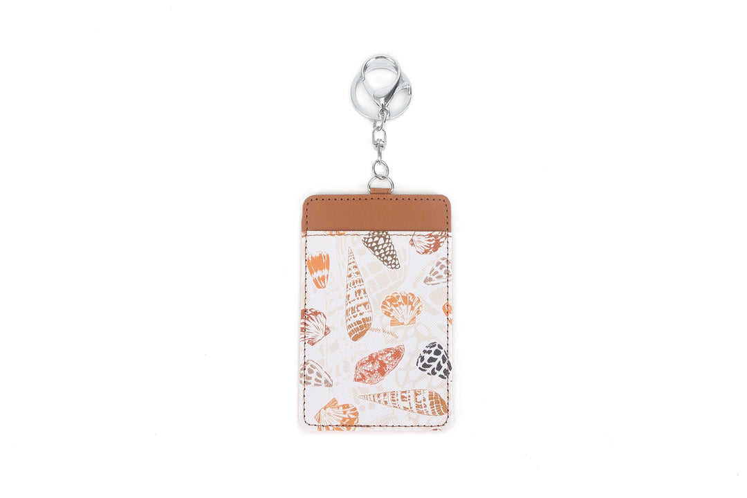 Card Case April Cone Shell White