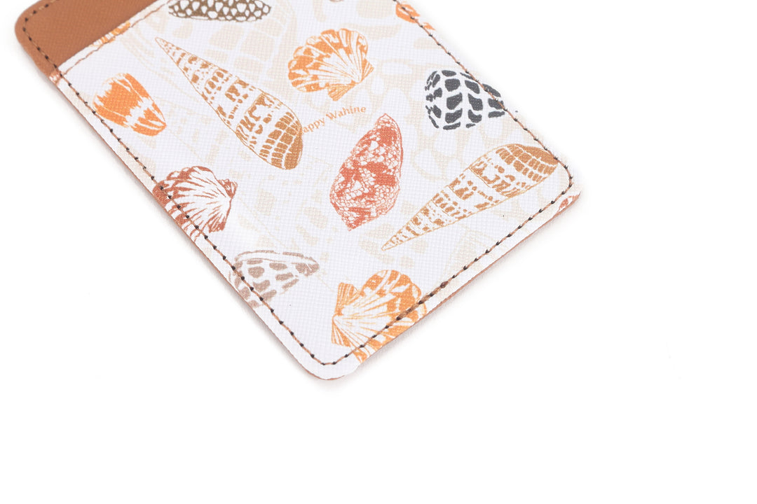 Card Case April Cone Shell White