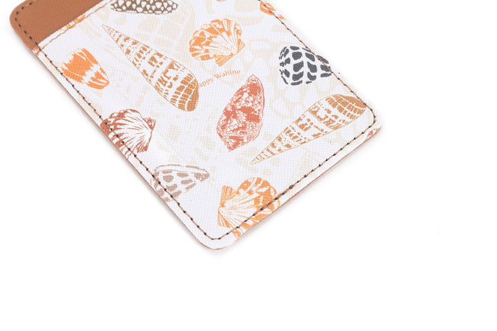 Card Case April Cone Shell White