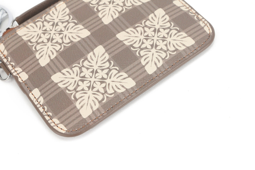 Card Case May Quilt Palaka Brown