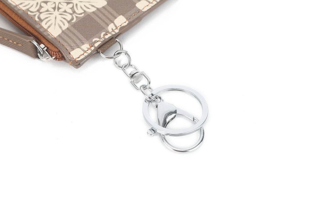 Card Case May Quilt Palaka Brown