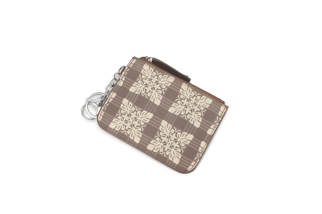 Card Case May Quilt Palaka Brown