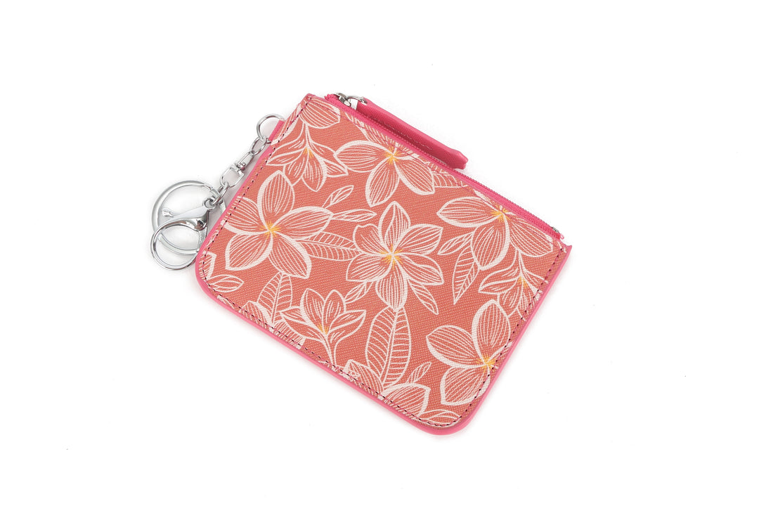 Card Case May Plumeria Pink