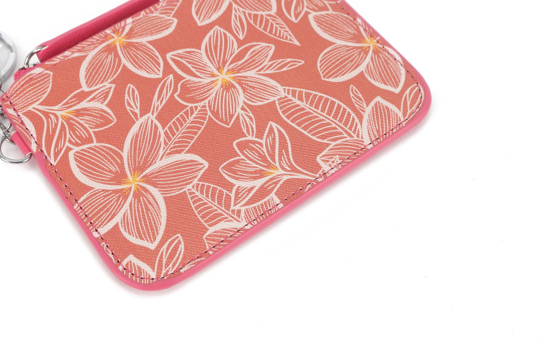 Card Case May Plumeria Pink