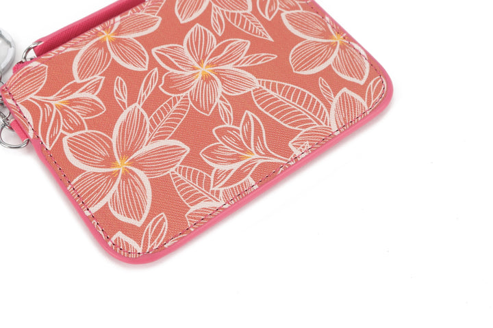 Card Case May Plumeria Pink