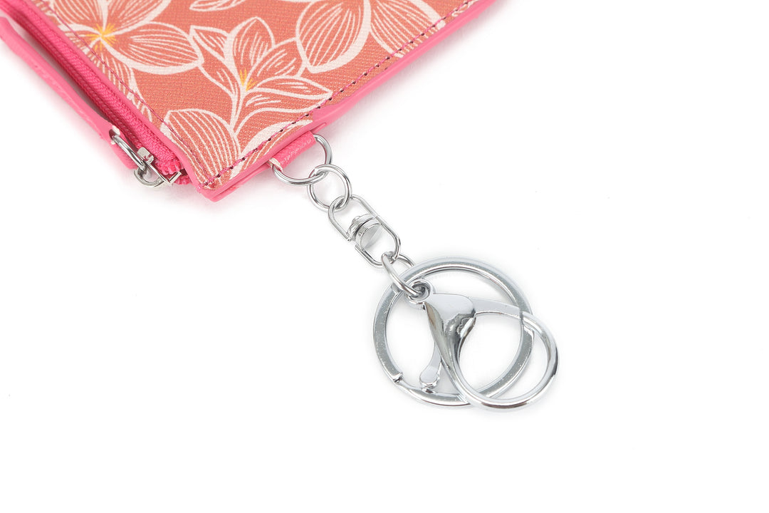 Card Case May Plumeria Pink
