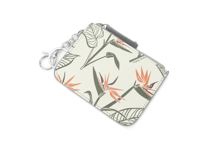 Card Case May Bird of Paradise Grey