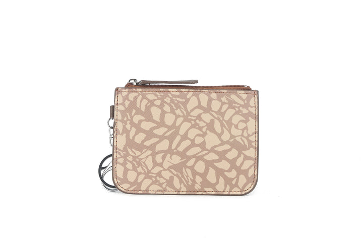 Card Case May Hebrew Shell Beige