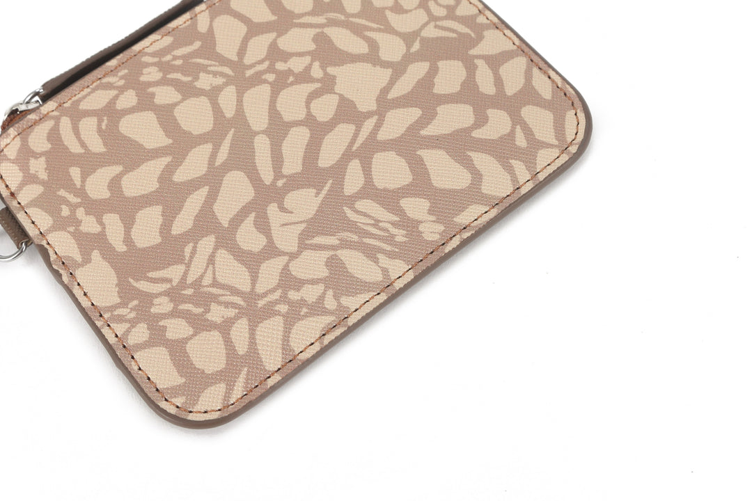 Card Case May Hebrew Shell Beige