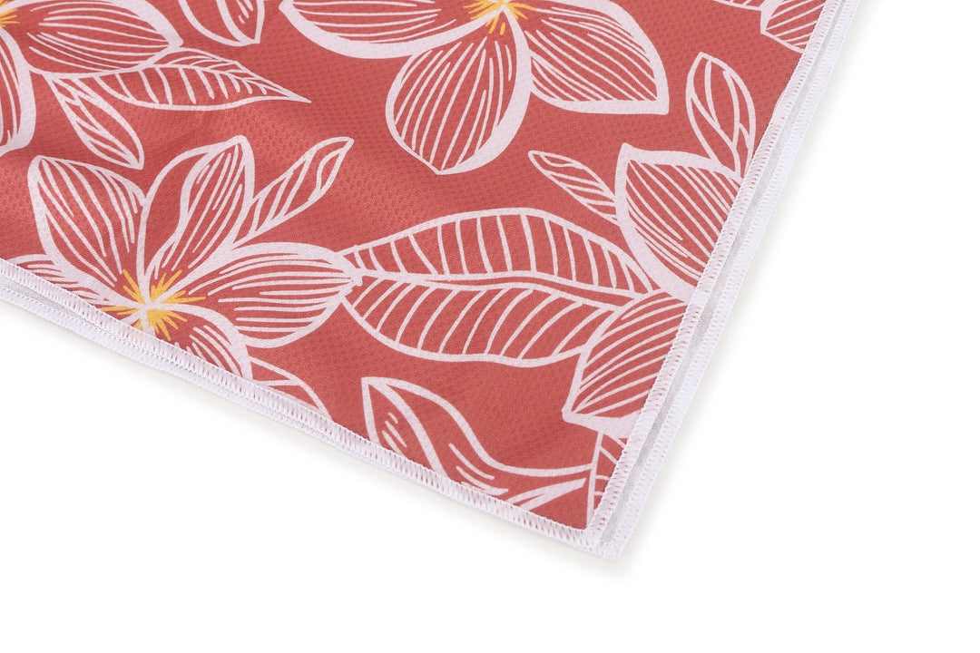 Cool Towel Plumeria Pink