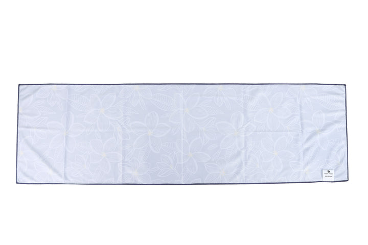 Cool Towel Plumeria Blue