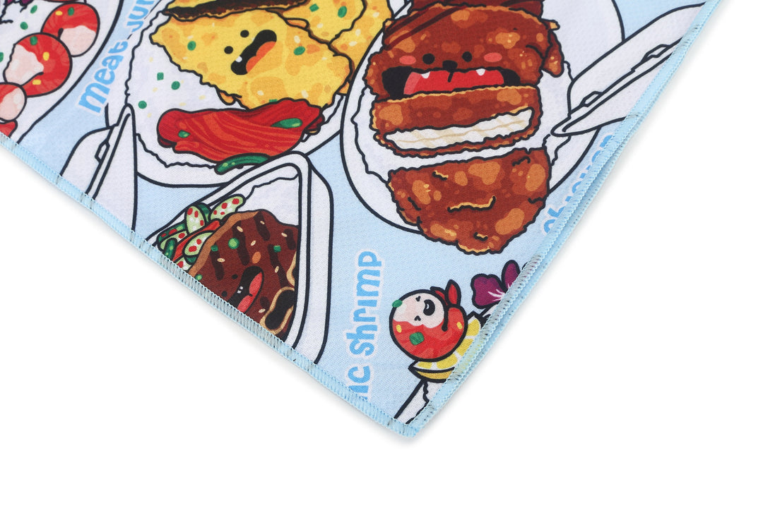Cool Towel Plate Lunch Blue