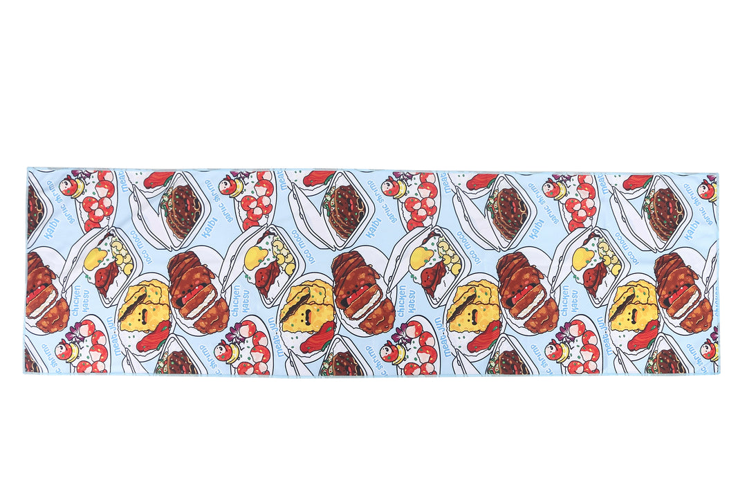 Cool Towel Plate Lunch Blue