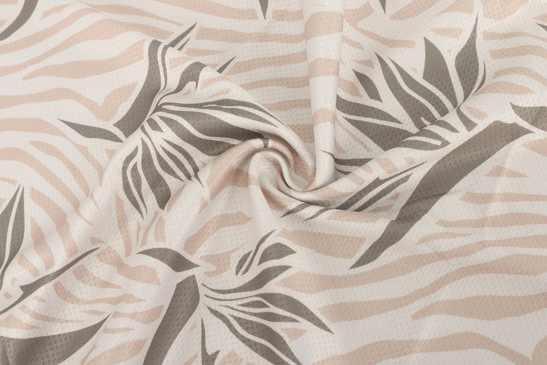 Cool Towel Bird of Paradise Zebra Beige