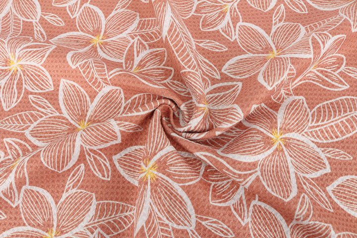 Multi-Purpose Waffle Kitchen Towel Plumeria Blue
