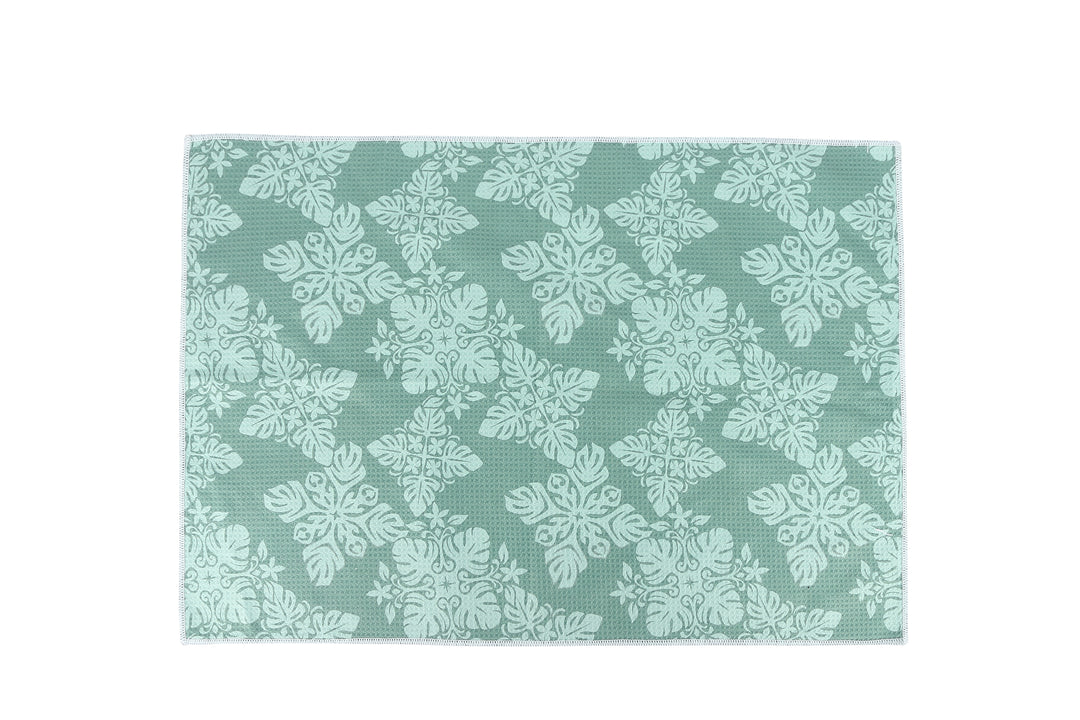 Multi-Purpose Waffle Kitchen Towel Quilt Dusy Rose