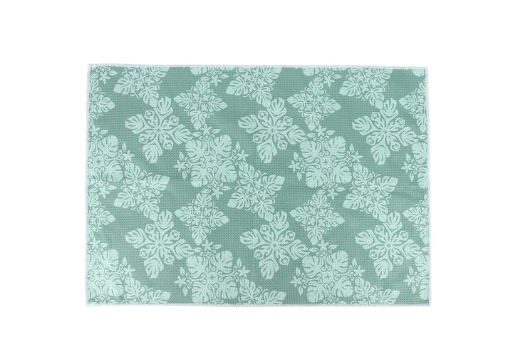 Multi-Purpose Waffle Kitchen Towel Quilt Dusy Rose