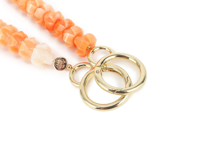 Lei Deco Charm 1-std Orange Puakenkeni
