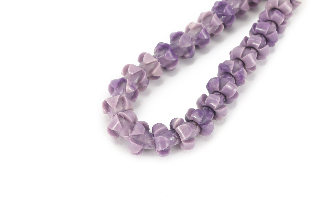 Lei Deco Charm 1-std Purple Puakenikeni