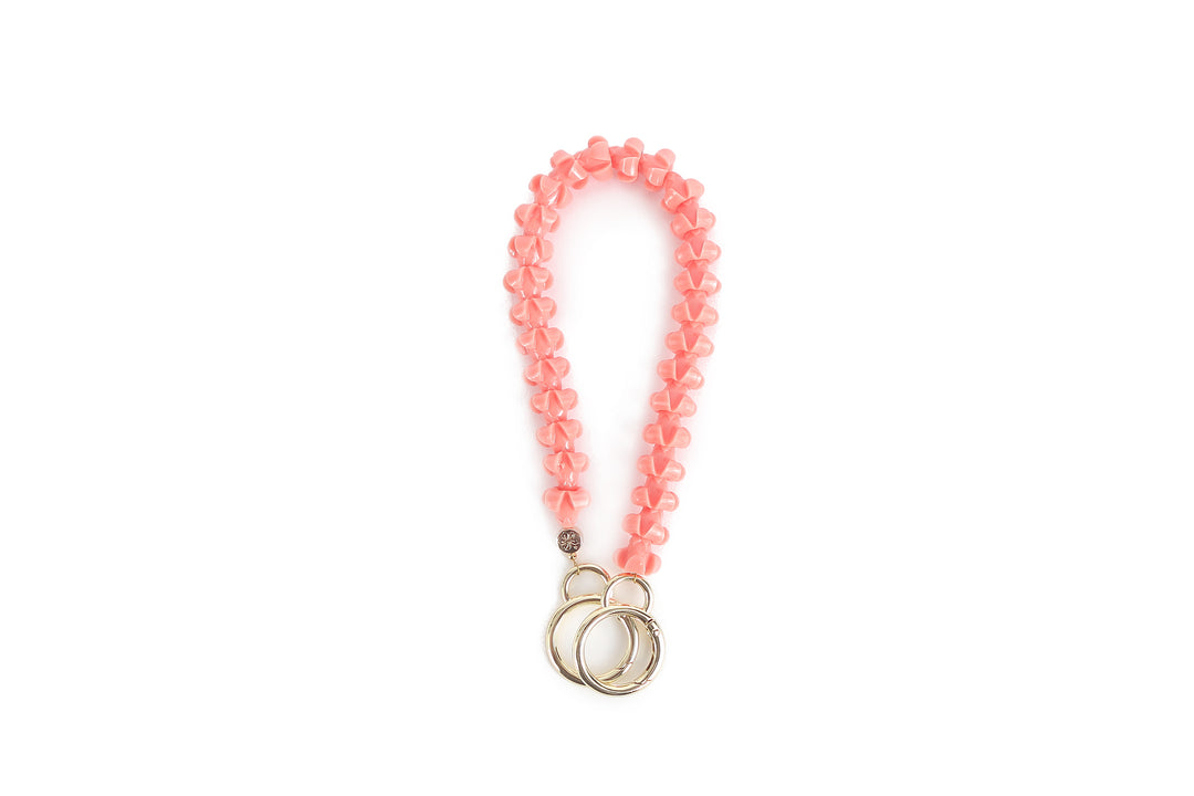 Lei Deco Charm 1-std Peach Puakenikeni