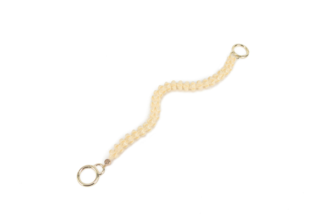 Lei Deco Charm 2 Strand Crownflower Green &amp; White