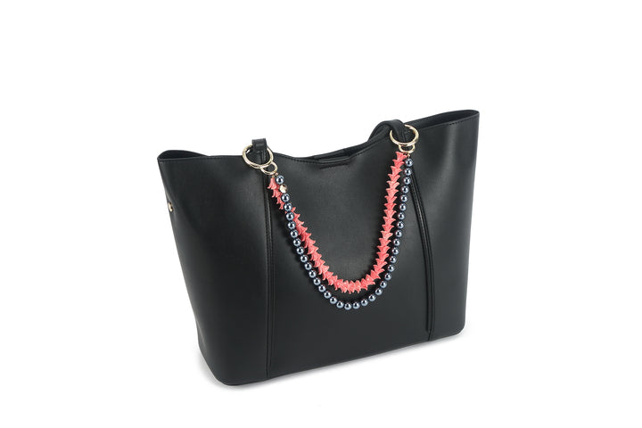 Lei Deco Charm 2-std Pink Pakalana Grey Pearl