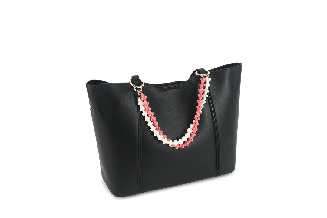 Lei Deco Charm 2-std White Pink Puakenikeni