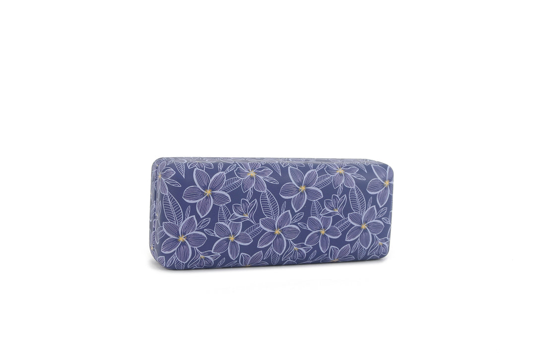 Glass Case Box Plumeria Blue