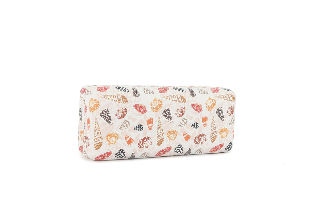 Glass Case Box Cone Shells White